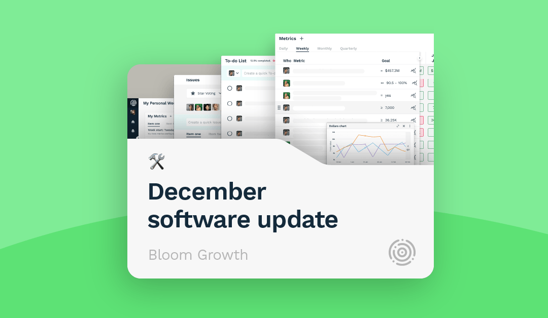 December software update: Wrapping up 2024